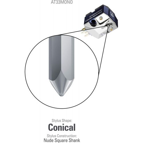 오디오테크니카 Audio-Technica AT33MONO Dual Moving Coil Turntable Cartridge