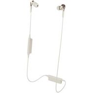 Audio-Technica ATH-CKS550XBTCG Solid Bass Bluetooth Wireless In-Ear Headphones, Champagne-Gold