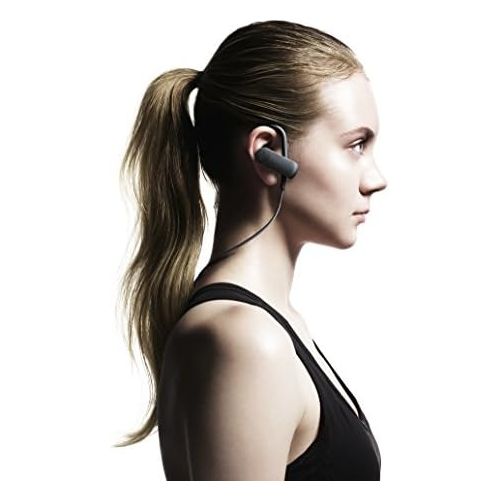 오디오테크니카 Audio-Technica ATH-SPORT50BTBK SonicSport Bluetooth Wireless In-Ear Headphones, Black