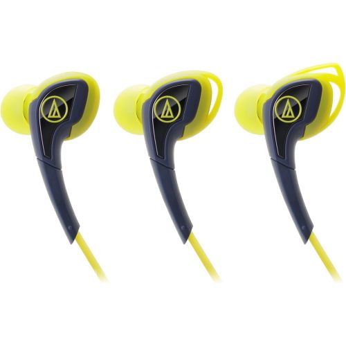 오디오테크니카 Audio-Technica ATH-SPORT2RD SonicSport In-Ear Headphones, Red