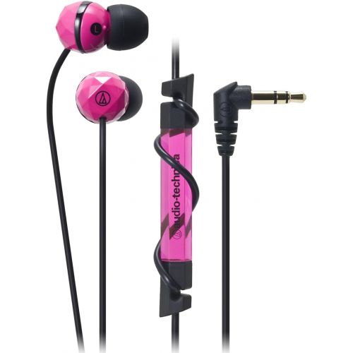 오디오테크니카 Audio Technica ATH-CKF303 PK Pink 8.8mm Drivers Inner Ear Dynamic Headphones for Women (Japan Import)