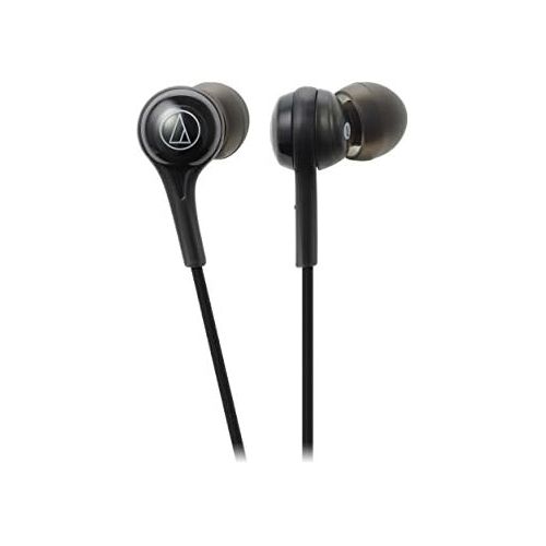 오디오테크니카 Audio-Technica ATH-CK200BTBK Bluetooth Wireless In-Ear Headphones with In-Line Mic & Control, Black