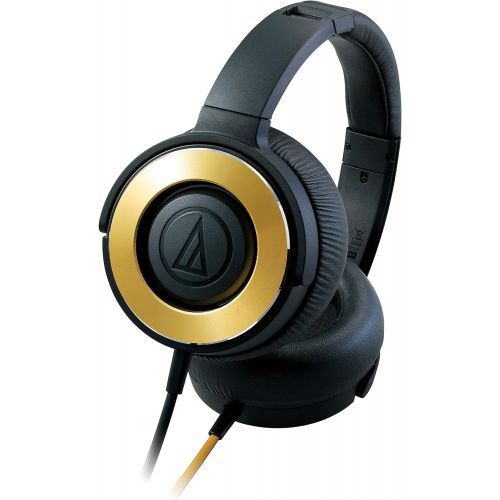 오디오테크니카 audio-technica SOLID BASS Portable Headphone Black Gold ATH-WS550 BGD