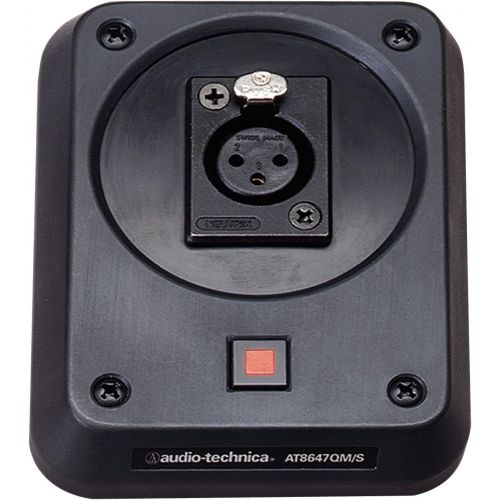 오디오테크니카 Audio-Technica Mic Shock-Mount Plate W/Switch Audio Technica Shockmount Plate (AT8647QM/S), Black