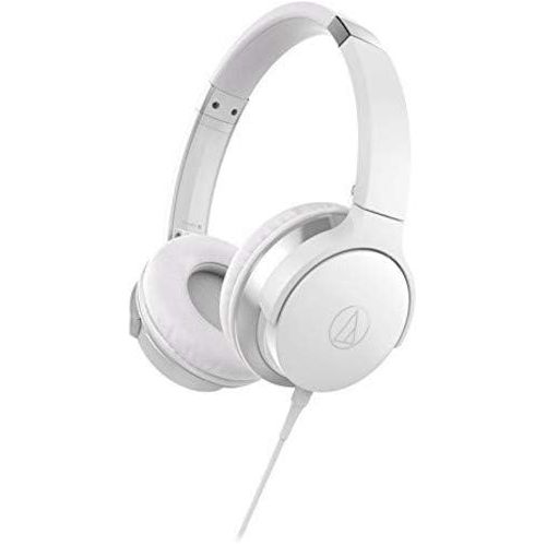 오디오테크니카 Audio-Technica ATH-AR3iSWH SonicFuel On-Ear Headphones with Mic & Control, White