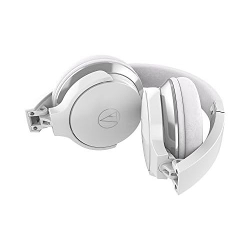 오디오테크니카 Audio-Technica ATH-AR3iSWH SonicFuel On-Ear Headphones with Mic & Control, White