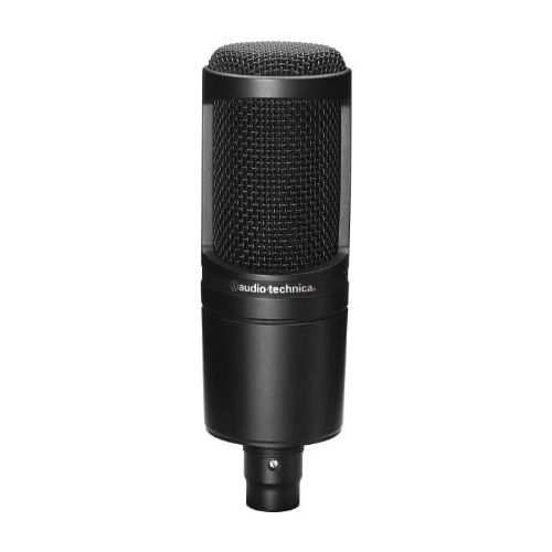오디오테크니카 Audio-Technica AT2020 Cardioid Condenser Microphone with 6Ave Cleaning Kit, Carrying Case and 1-Year Extended Warranty