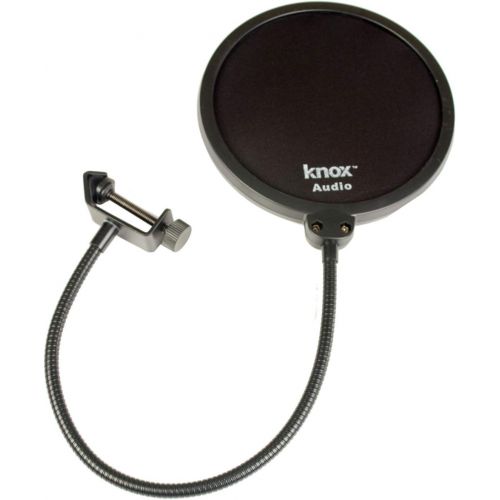 오디오테크니카 Audio-Technica AT2020USB+ Cardioid Condenser USB Microphone with Knox Gear Boom Arm Stand and Knox Gear Pop Filter Bundle (3 Items)