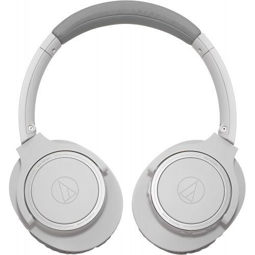오디오테크니카 Audio-Technica ATH-SR30BTGY Bluetooth Wireless Over-Ear Headphones, Natural Gray