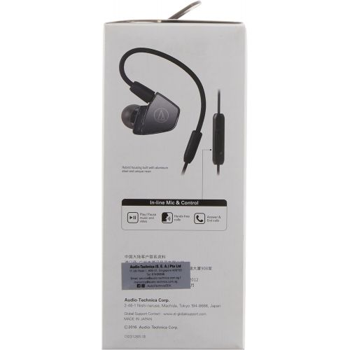 오디오테크니카 Audio-Technica ATH-LS300iS In-Ear Triple Armature Driver Headphones with In-Line Mic & Control