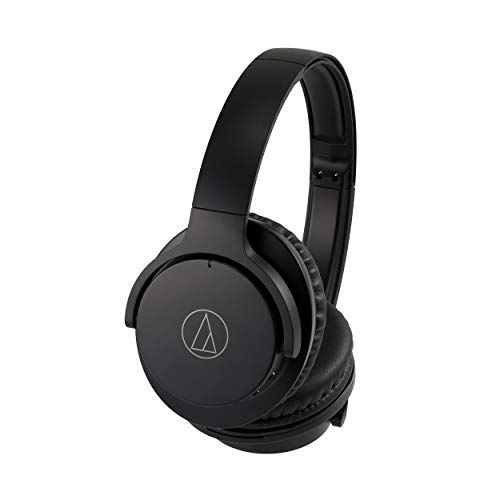 오디오테크니카 Audio-Technica ATH-ANC500BTBK QuietPoint Wireless Active Noise-Cancelling Headphones, Black