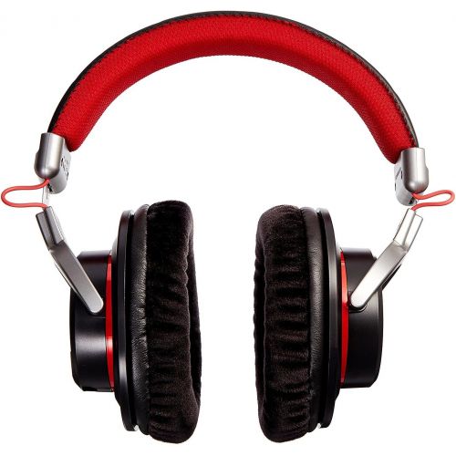 오디오테크니카 Audio Technica ATHPDG1 Open-Air Premium Gaming Headset, Red/Gray/Black