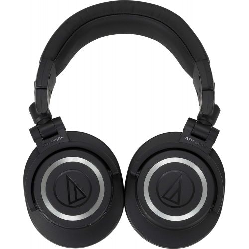 오디오테크니카 [아마존베스트]Audio-Technica ATHM50XBT Wireless Bluetooth Over-Ear Headphones, Black