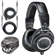 [아마존베스트]Audio-Technica ATH-M50x Professional Monitor Headphones + Slappa Full Sized HardBody PRO Headphone Case (SL-HP-07)