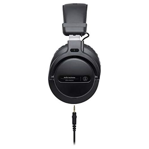 오디오테크니카 [아마존베스트]Audio-Technica ATH-PRO5XBK Professional Over-Ear Closed-Back Dynamic DJ Monitor Headphones, Black