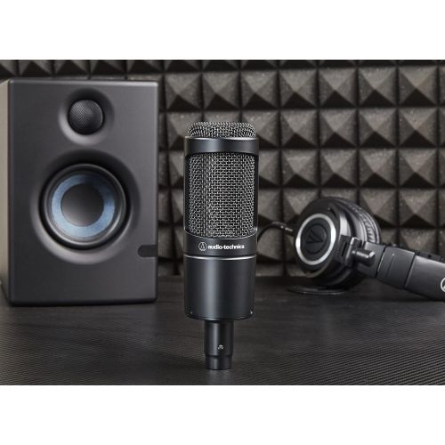 오디오테크니카 [아마존베스트]Audio-Technica AT2035 Cardioid Condenser Microphone, Perfect for Studio, Podcasting & Streaming, XLR Output, Includes Custom Shock Mount