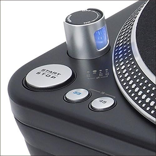 오디오테크니카 [아마존베스트]Audio-Technica ATLP1240USBXP Direct-Drive Professional DJ Turntable (USB & Analog), Black, Selectable 33 -1/3, 45, and 78 RPM Speeds, High-torque, Multipole Motor, Convert Vinyl to
