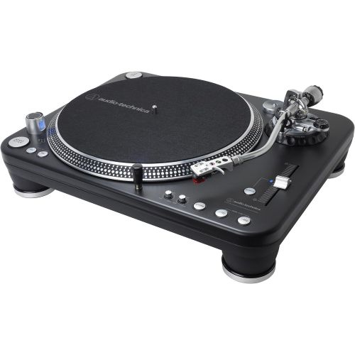 오디오테크니카 [아마존베스트]Audio-Technica ATLP1240USBXP Direct-Drive Professional DJ Turntable (USB & Analog), Black, Selectable 33 -1/3, 45, and 78 RPM Speeds, High-torque, Multipole Motor, Convert Vinyl to