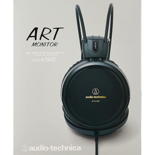 오디오테크니카 [아마존베스트]Audio-Technica ATH-A550Z Closed Hi-Fi Headphones Matte Black