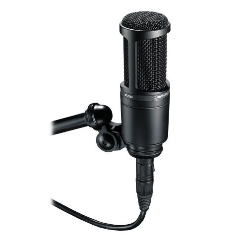 오디오테크니카 Audio-Technica AT2020 Cardioid Condenser Microphone (Certified Refurbished)