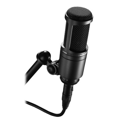 오디오테크니카 Audio-Technica AT2020 Cardioid Condenser Microphone (Certified Refurbished)