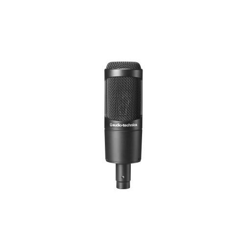 오디오테크니카 Audio-Technica AT2035 Large Diaphragm Studio Condenser Microphone Bundle with Shock Mount, Pop Filter, and XLR Cable