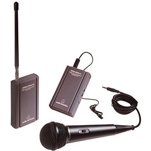 오디오테크니카 Audio-Technica ATR288W TwinMic VHF Battery-Powered Wireless Microphone System