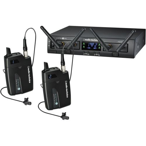 오디오테크니카 Audio-Technica System 10 Pro Digital Wireless Digital Dual Lavalier Mic System (ATW-1311L)