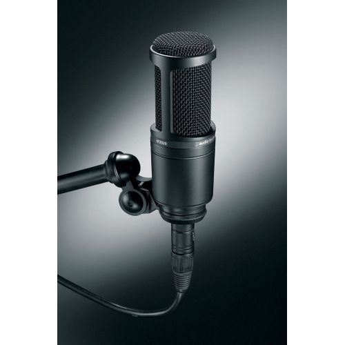 오디오테크니카 Audio-Technica Audio Technica AT2020 Studio Microphone-Cardioid Condenser Mic + Headphones