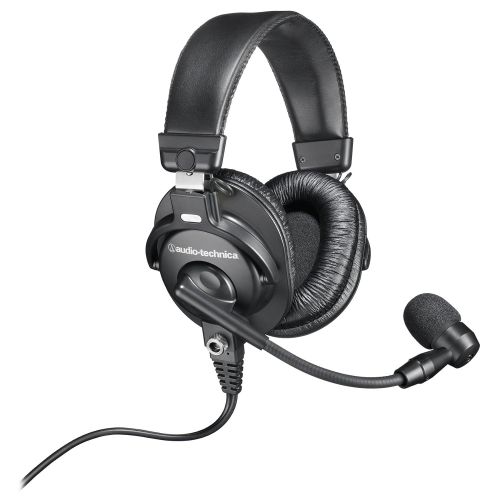 오디오테크니카 Audio-Technica Audio Technica BPHS1 Over-Ear Broadcast Headphones Headset wboom+Studio Mic