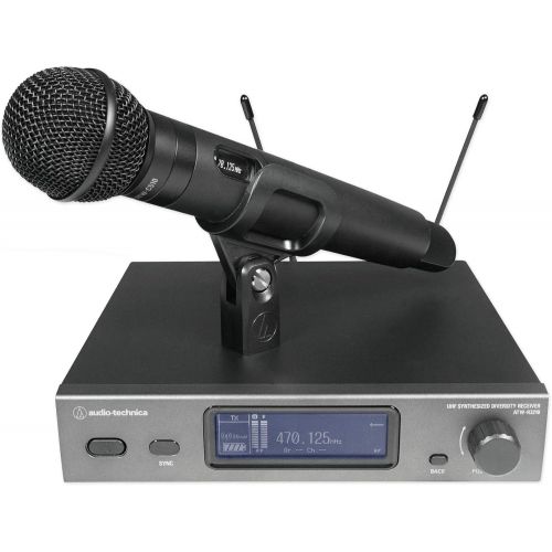 오디오테크니카 Audio-Technica ATW-3212-C510EE1 - Audio Technica - ATW-R3210 receiver and ATW-T3202 handheld transmitter with ATW-C510 cardioid dynamic microphone capsule- band EE1