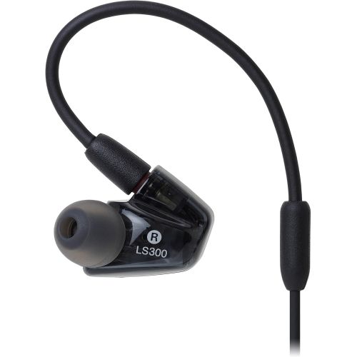 오디오테크니카 Audio-Technica ATH-LS300iS In-Ear Triple Armature Driver Headphones with In-Line Mic & Control