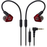 Audio-Technica ATH-LS200iS in-Ear Dual Armature Driver Headphones with in-Line Mic & Control