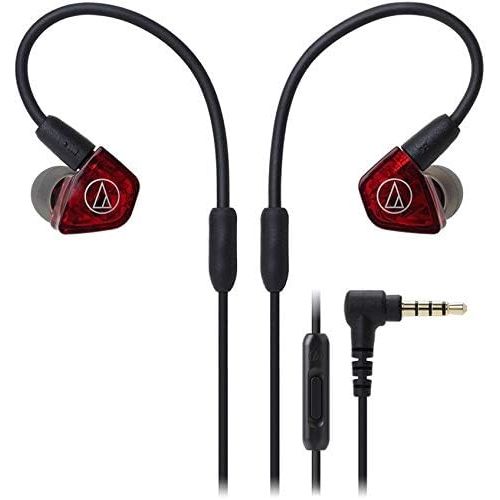 오디오테크니카 Audio-Technica ATH-LS200iS in-Ear Dual Armature Driver Headphones with in-Line Mic & Control