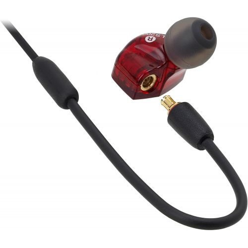 오디오테크니카 Audio-Technica ATH-LS200iS in-Ear Dual Armature Driver Headphones with in-Line Mic & Control