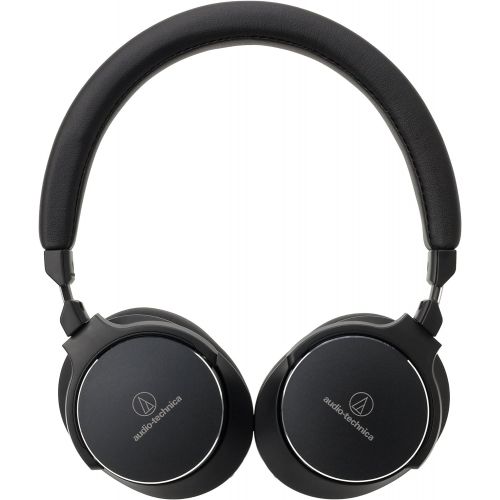 오디오테크니카 Audio-Technica ATH-SR5BTBK Bluetooth Wireless On-Ear High-Resolution Audio Headphones, Black