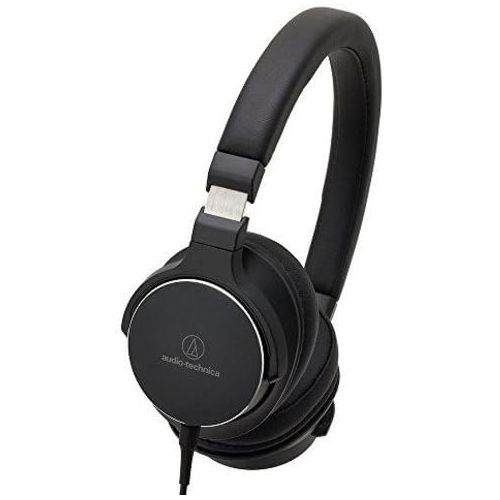 오디오테크니카 Audio-Technica ATH-SR5BK On-Ear High-Resolution Audio Headphones, Black