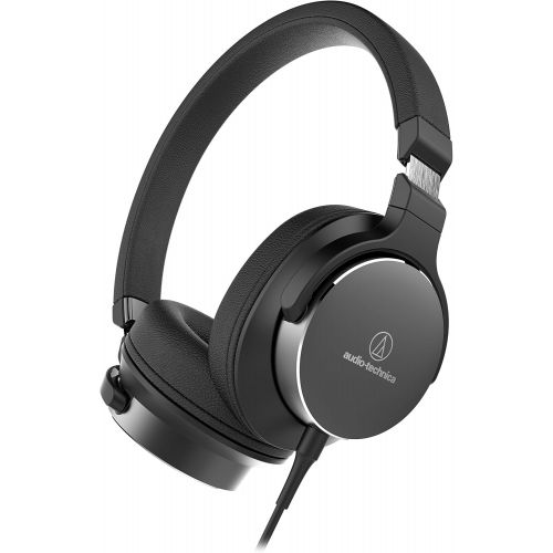 오디오테크니카 Audio-Technica ATH-SR5BK On-Ear High-Resolution Audio Headphones, Black