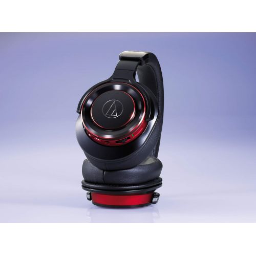 오디오테크니카 Audio-Technica audio-Technica Wireless Headphone SOLID BASS ATH-WS990BT BRD (BLACK & RED)【Japan Domestic genuine products】