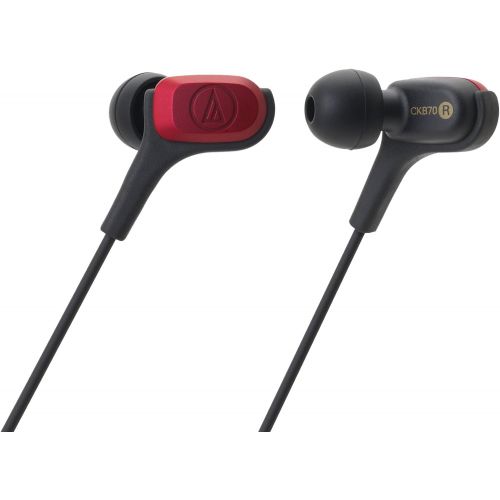 오디오테크니카 Audio-Technica Balanced Armature type Inner Ear Monitor Headphones Red ATH-CKB70 RD