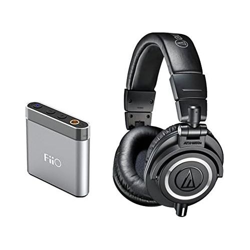 오디오테크니카 Audio-Technica ATH-M50x Professional Monitor Headphones + Fiio A1 Headphone Amp