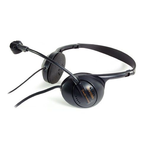 오디오테크니카 Audio-Technica Audio Technica ATH-COM2 Stereodynamic Boom Mic Combination Headset