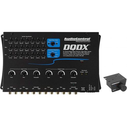  AudioControl DQDX Black 6 Channel Performance Digital Signal Processor