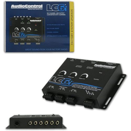  AudioControl LC6i Black 6 Channel Line Out Converter with Internal Summing