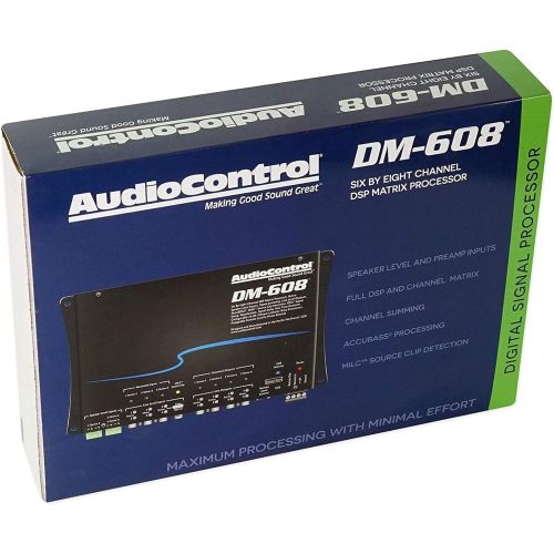  AudioControl DM-608 6 by 8 Channel Matrix Digital Signal Processor