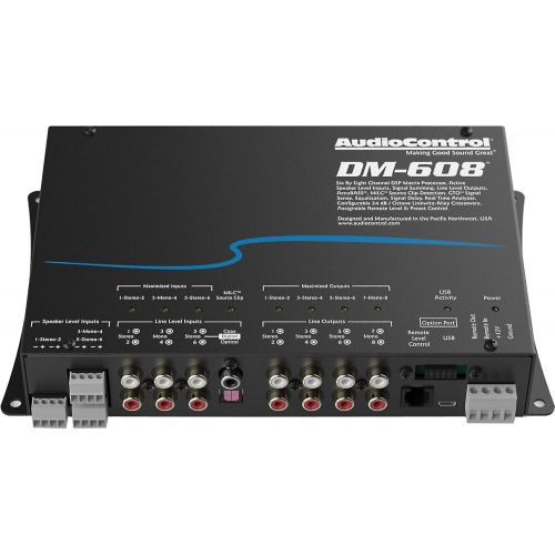  AudioControl DM-608 6 by 8 Channel Matrix Digital Signal Processor