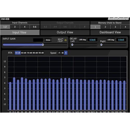  AudioControl DM-608 6 by 8 Channel Matrix Digital Signal Processor