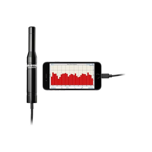  AudioControl SA-4100i Omni-directional Audio Test and Measurement Microphone for Apple  iOS Devices