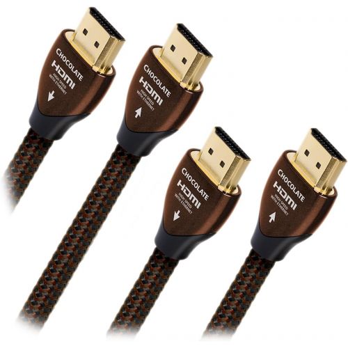  AudioQuest Chocolate 3m (9.84 ft.) Braided High Speed HDMI Cable with Ethernet (2-Pack)