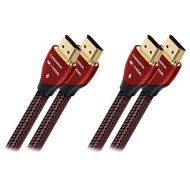 AudioQuest Cinnamon 0.6m (1.98 ft.) HDMI Cable Bundle - (Pair) Black/Red
